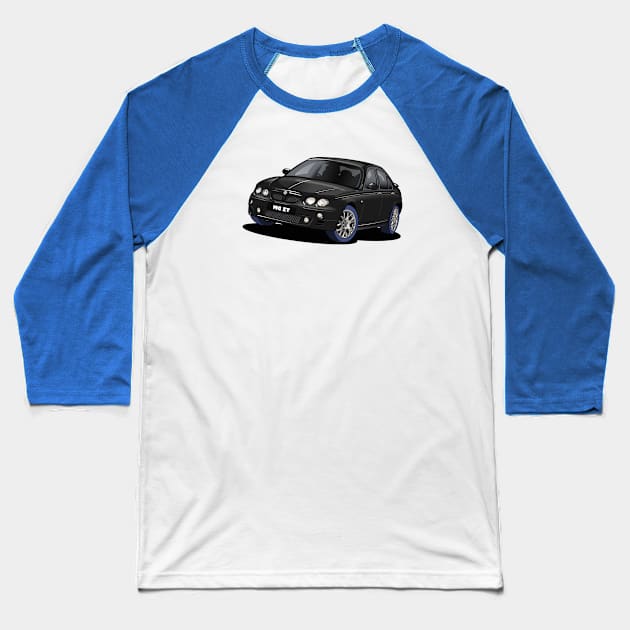 MG ZT saloon car in black Baseball T-Shirt by Webazoot